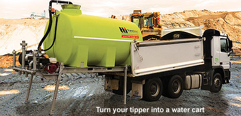 tipper truck water tank